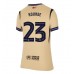 Barcelona Jules Kounde #23 Bortedrakt Dame 2025-26 Korte ermer